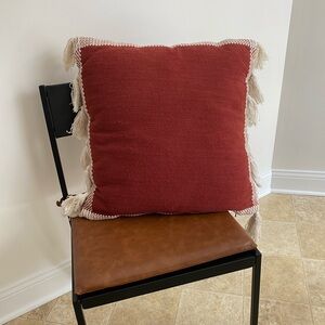 Studio McGee by Threshold rust embroidered pillow